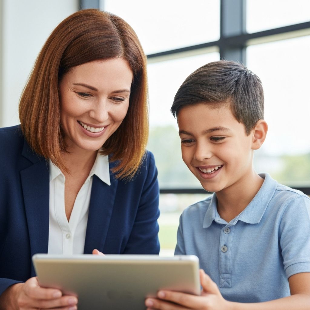 Tutor mentoring student